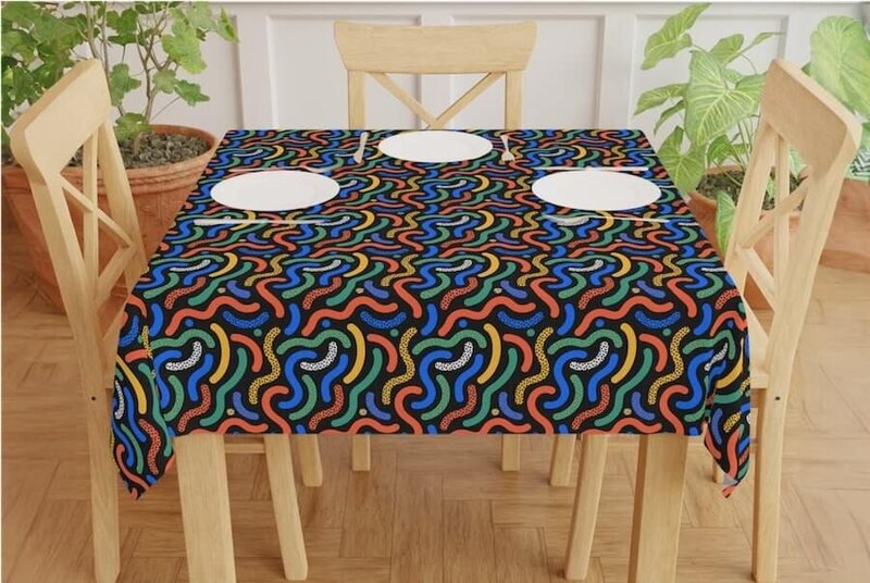 Custom tablecloth