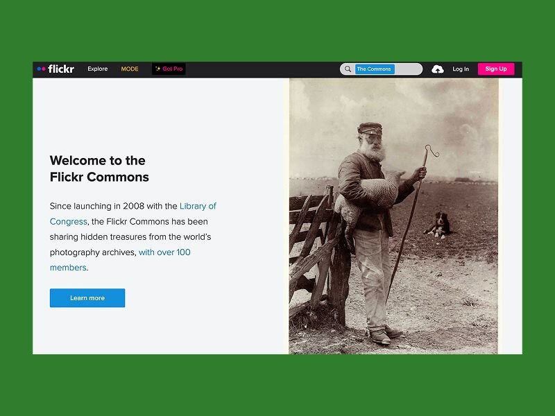A screenshot of a website