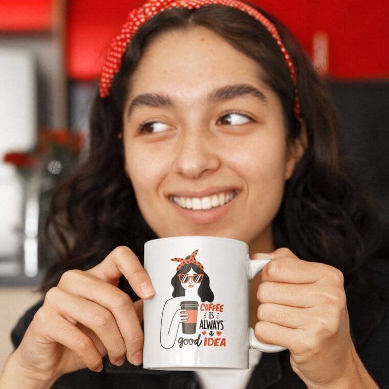 Custom printed mug