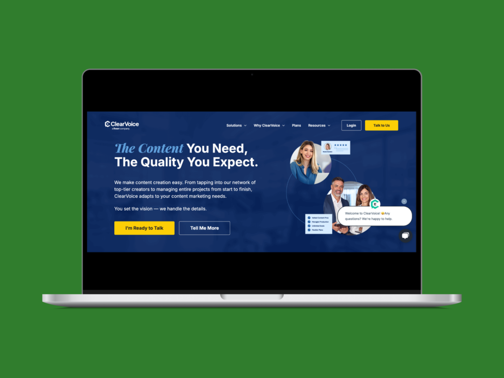 ClearVoice page.
