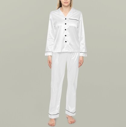 Women's Satin Pajamas (AOP)