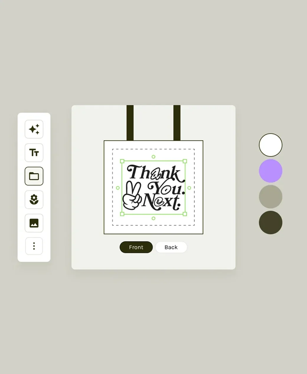 Customise clothing with our Product Creator