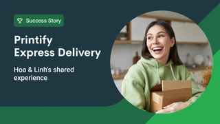 How Printify Express Delivery grows your business, with real-life examples