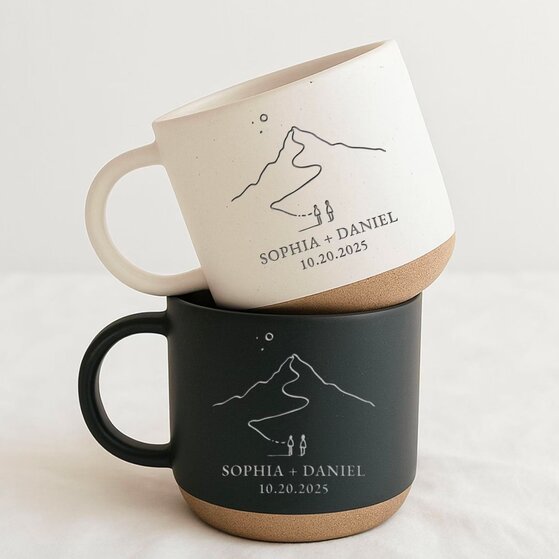 A patterned mug