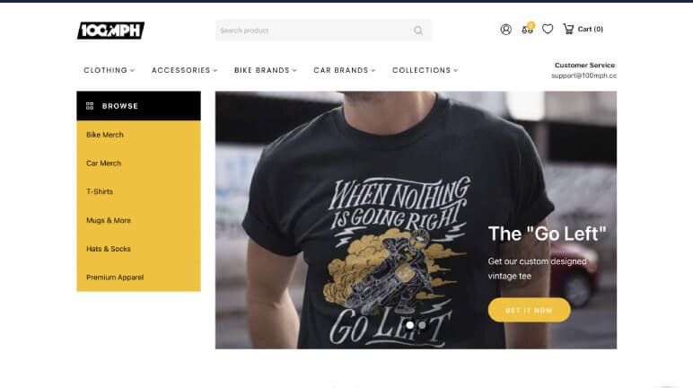 Successful Shopify T-Shirt Store - 100MPH