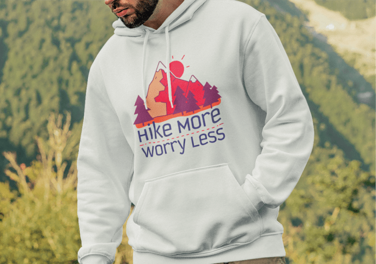 Custom printed hoodie