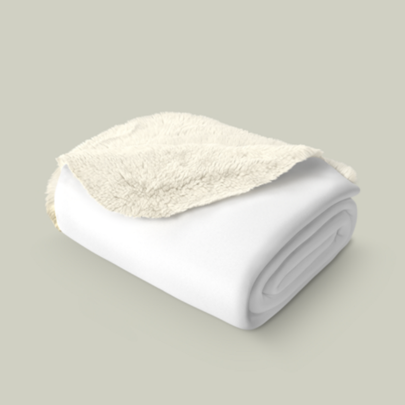 Fleece sherpa blanket