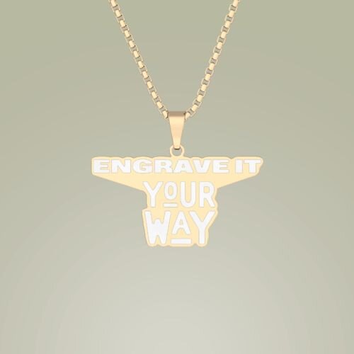 Custom Cut Photo Pendant