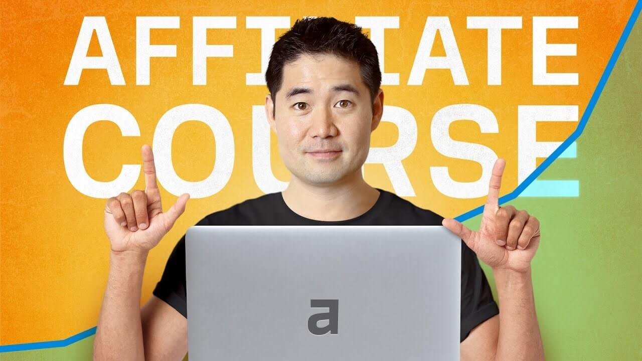 Ahrefs' “Complete Affiliate Marketing Course for Beginners” video thumbnail screenshot.