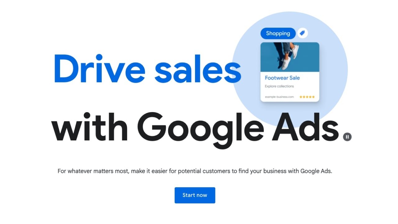 Google Keyword Planner home page.