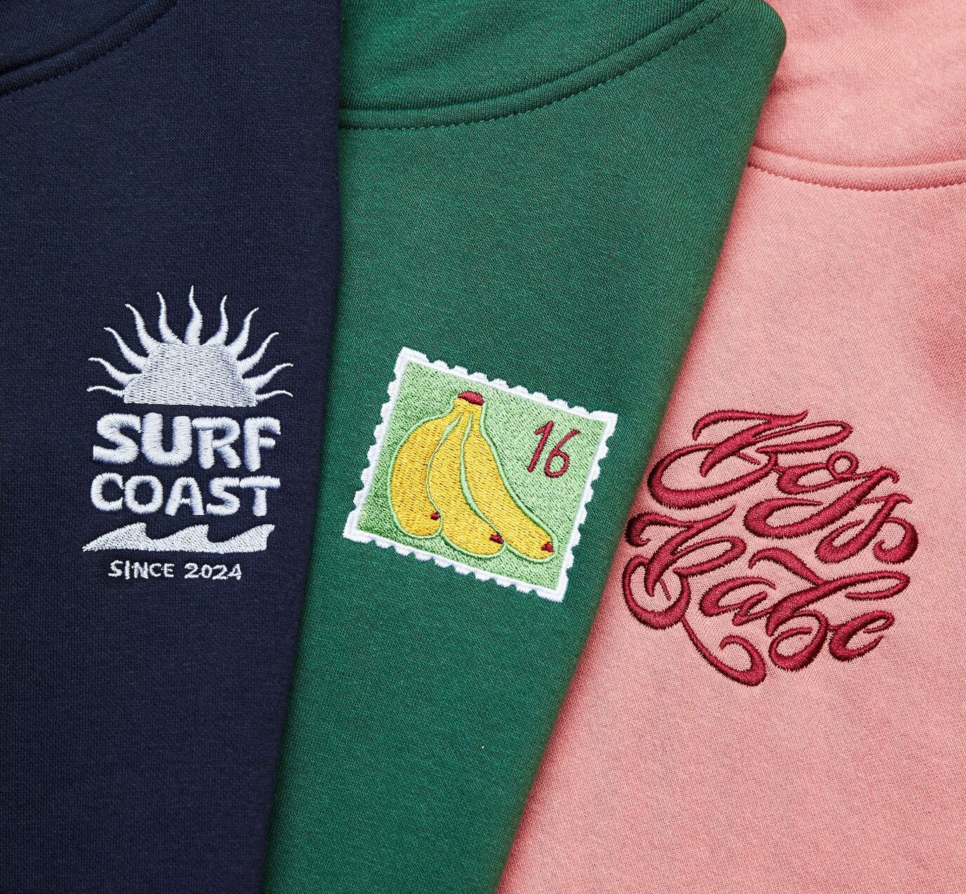 Custom embroidery products