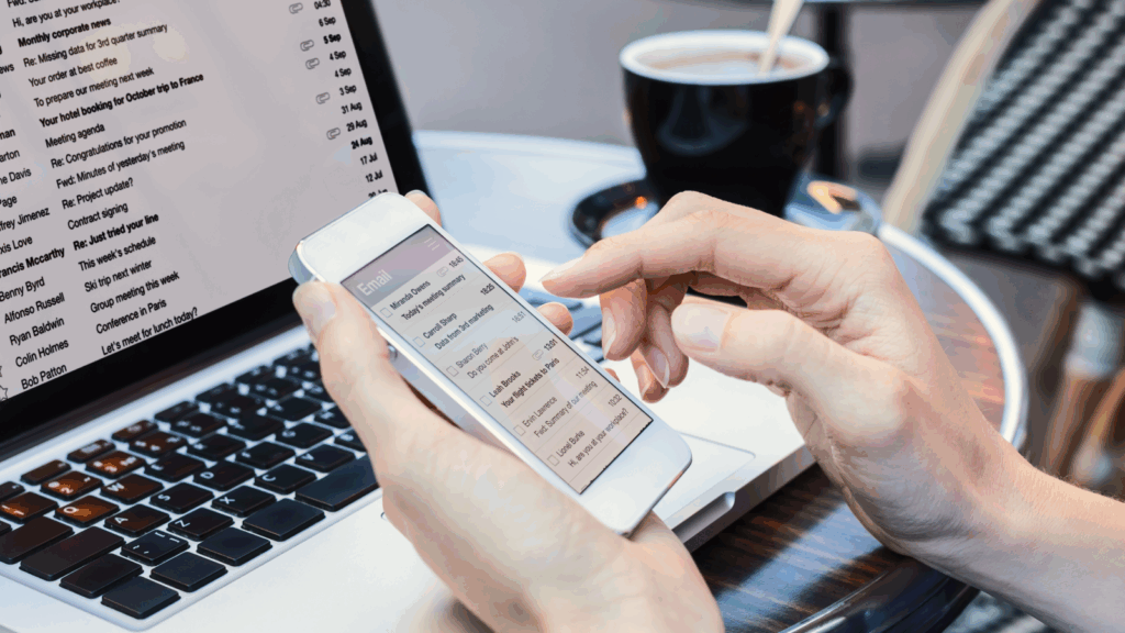 Image illustrating steps to use a mobile app for enhancing business efficiency and growth strategies.