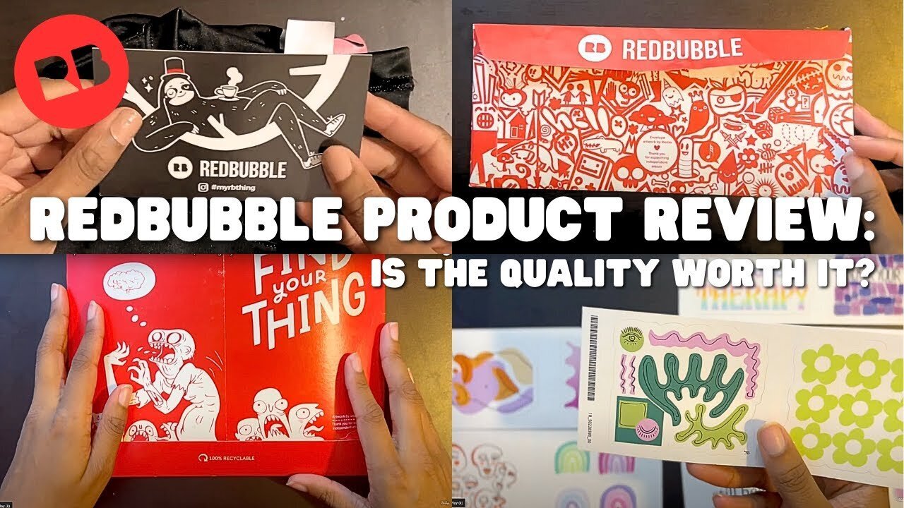  The ultimate Redbubble product review: Is it a hit or a miss? | Testing My Redbubble Shop Designs