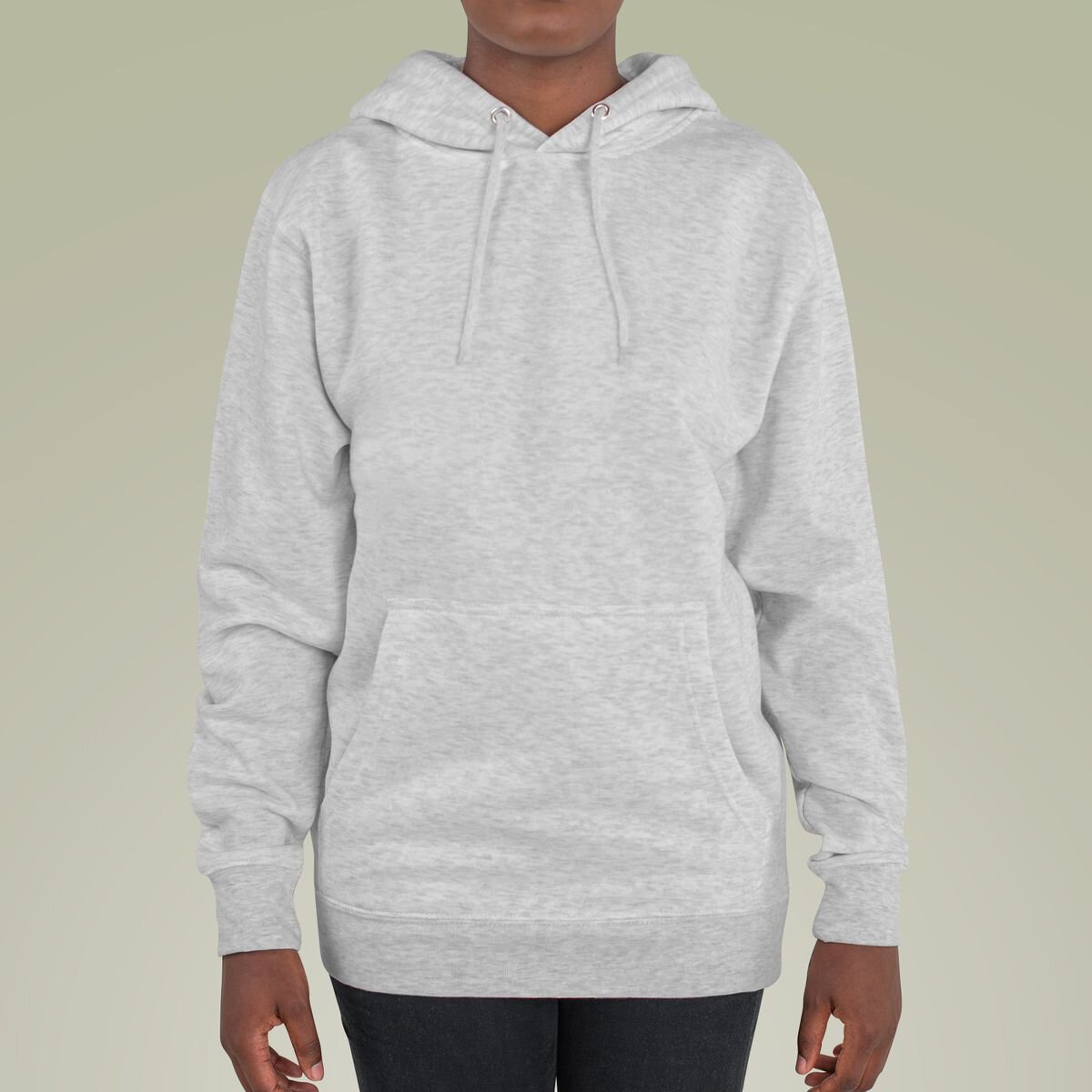 Three-Panel Fleece Hoodie