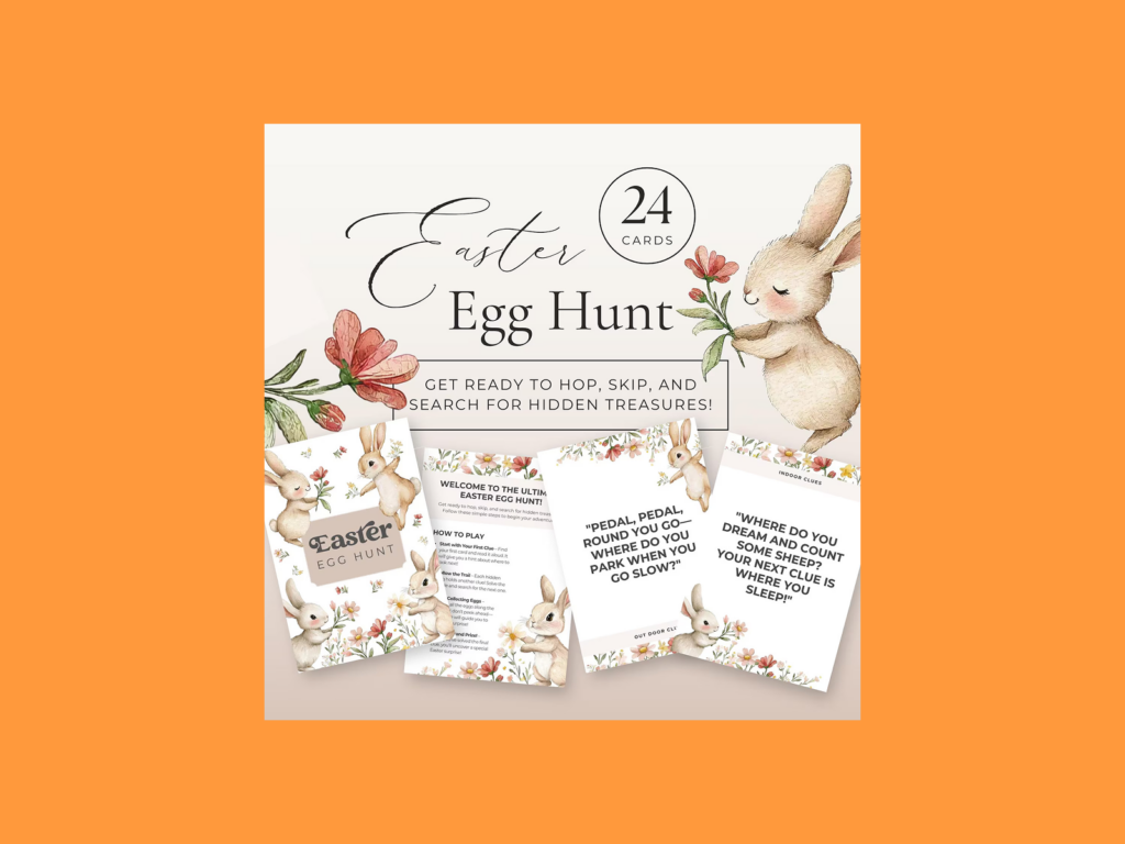 Easter-themed greeting cards.