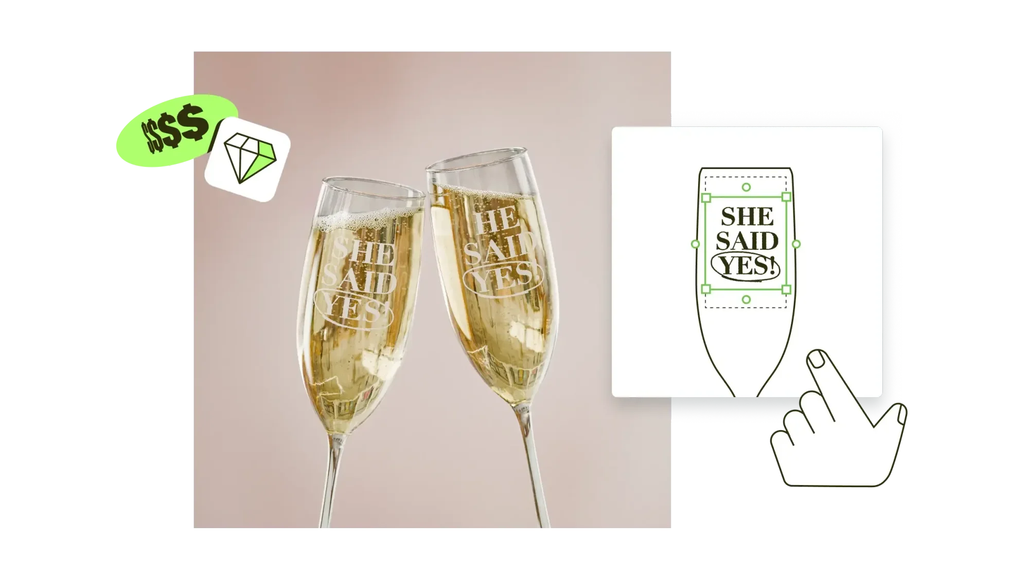 Laser engraving guide