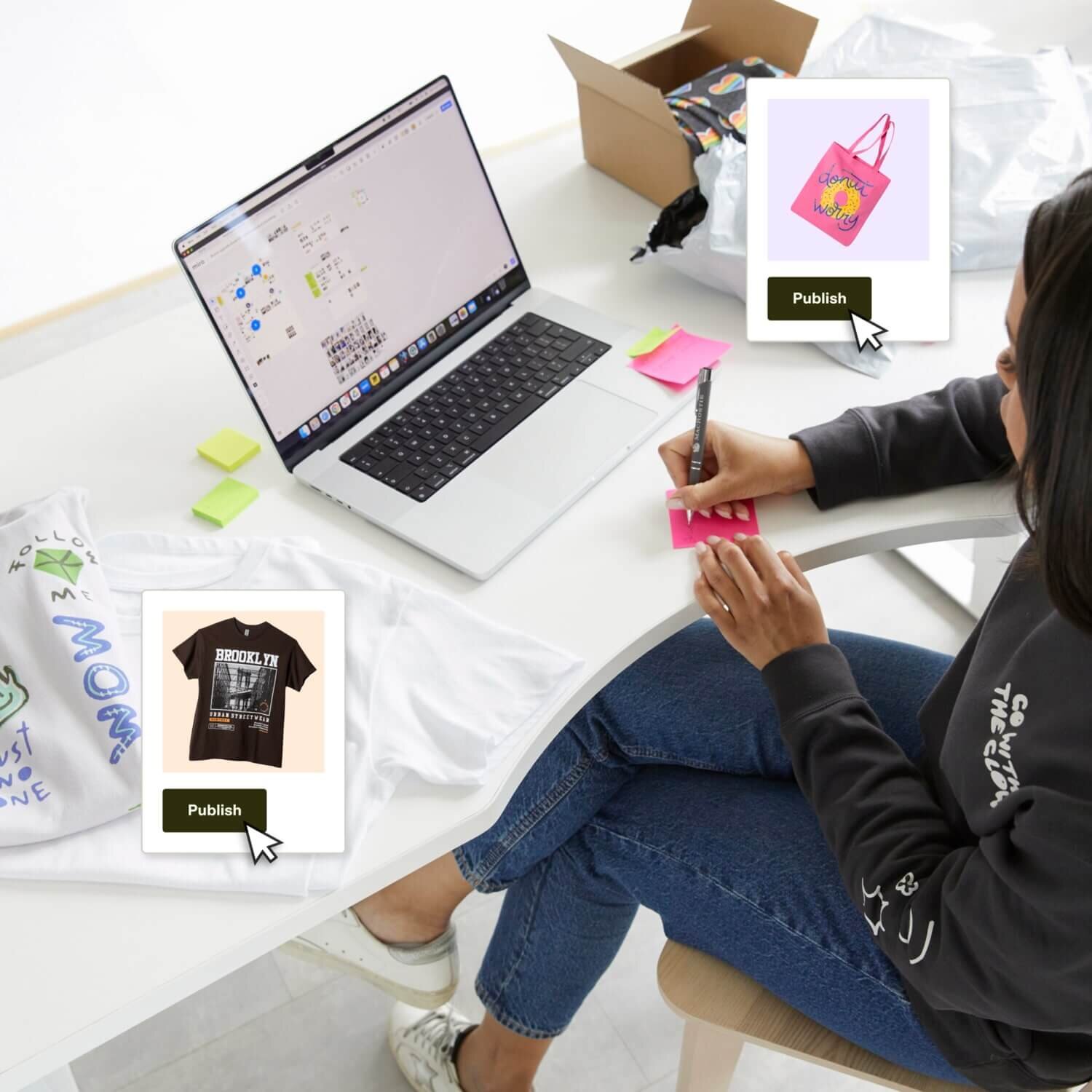 Custom merch hero