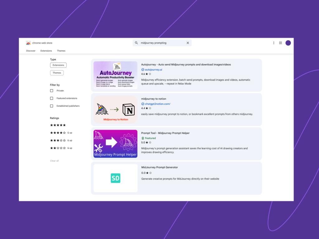 Midjourney tools.