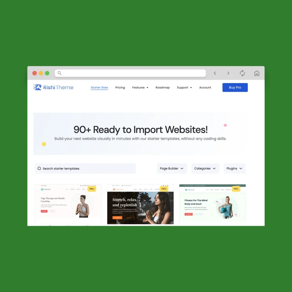 A screenshot mockup of the best free WooCommerce theme example: Rishi