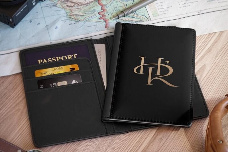 Custom passport holder