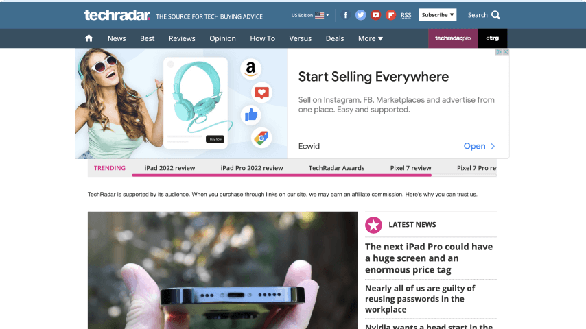 8 Great Affiliate Disclosure Examples - Tech Radar