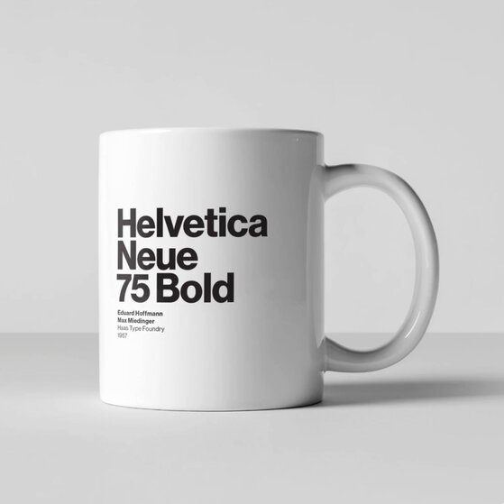 A patterned mug