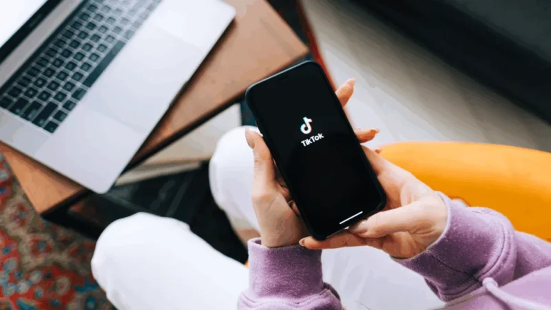 TikTok app displayed on a smartphone screen.
