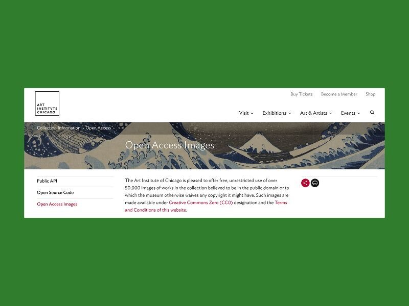 A screenshot of a website