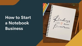 How to start a notebook business with Print on Demand