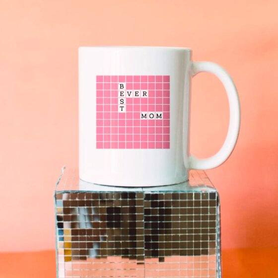 A patterned mug