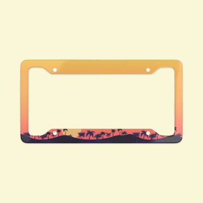 Custom License Plate Frame