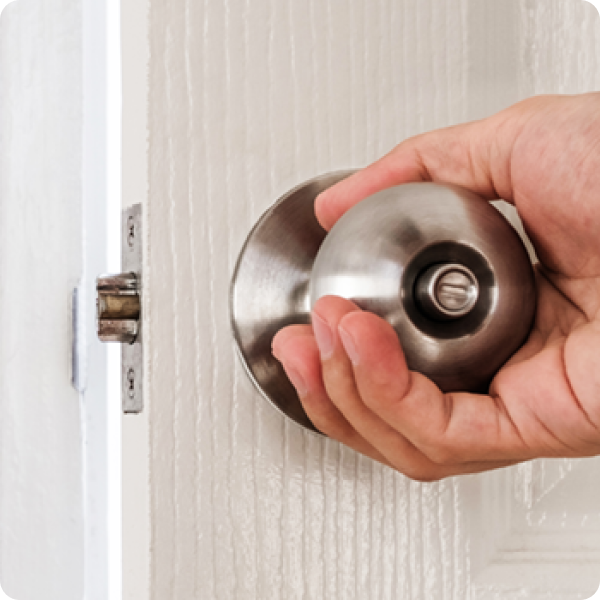 Image of a doorknob