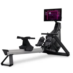 Aviron Strong Rower with a game on the touchscreen