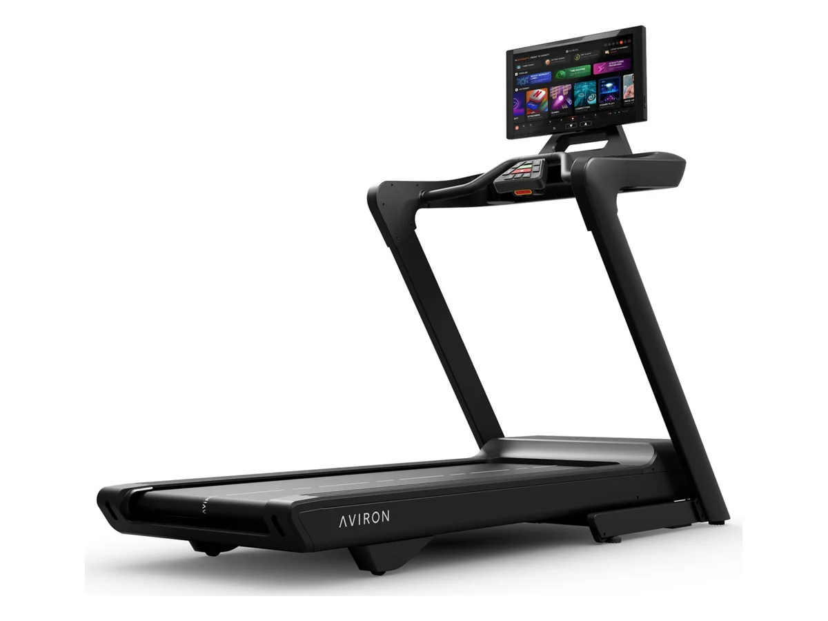 Aviron Justice folding treadmill, the compact model for small spaces