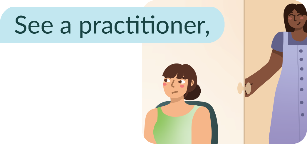 see a practitioner