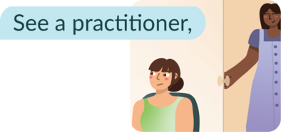 see a practitioner