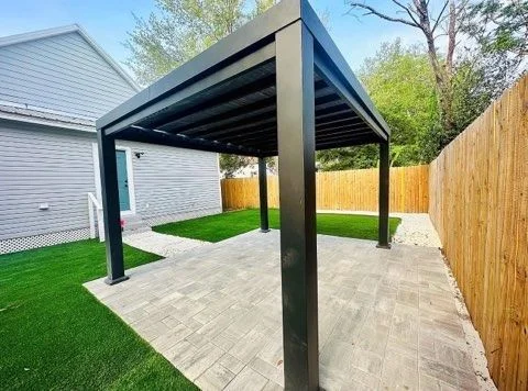 Pergola Patio Turf Surround