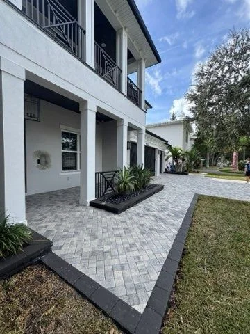 Paver Walkway and Entry