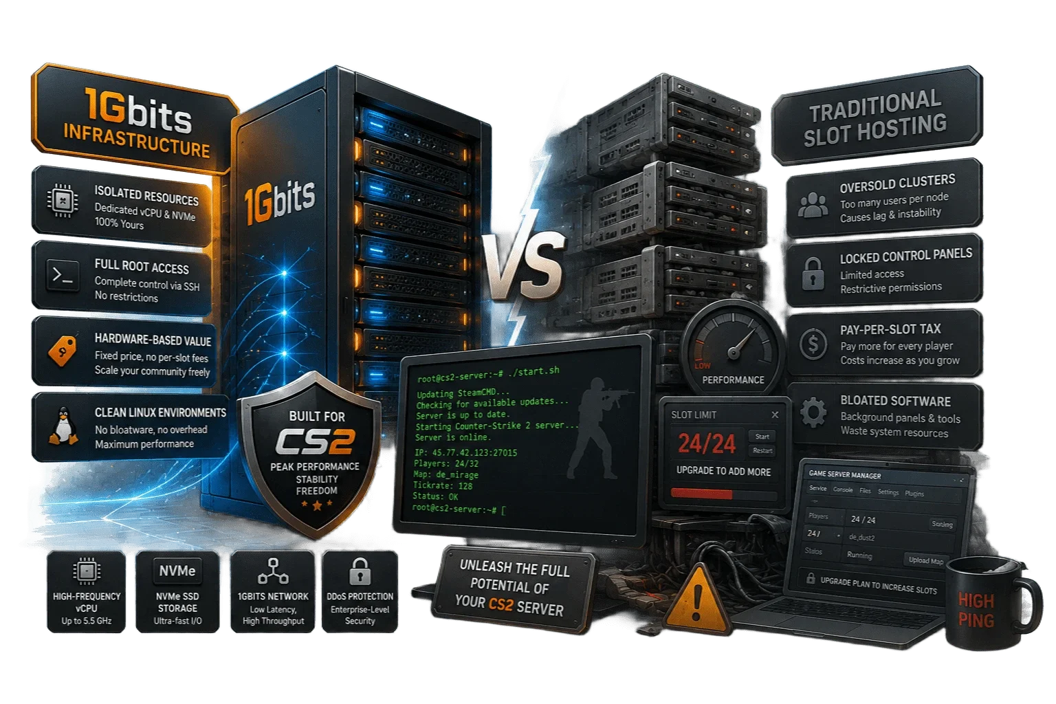 Counter-Strike VPS Infrastructure