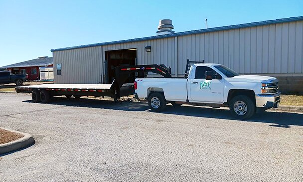 Outlaw Lumber delivery truck