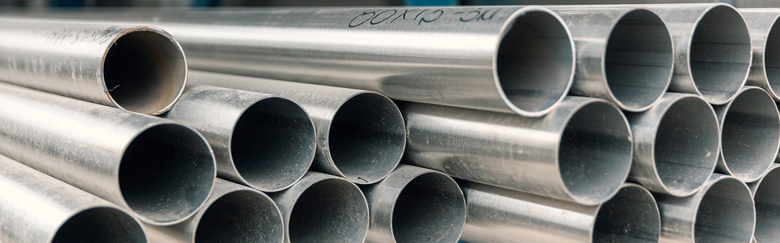 stainless steel pipe on stack