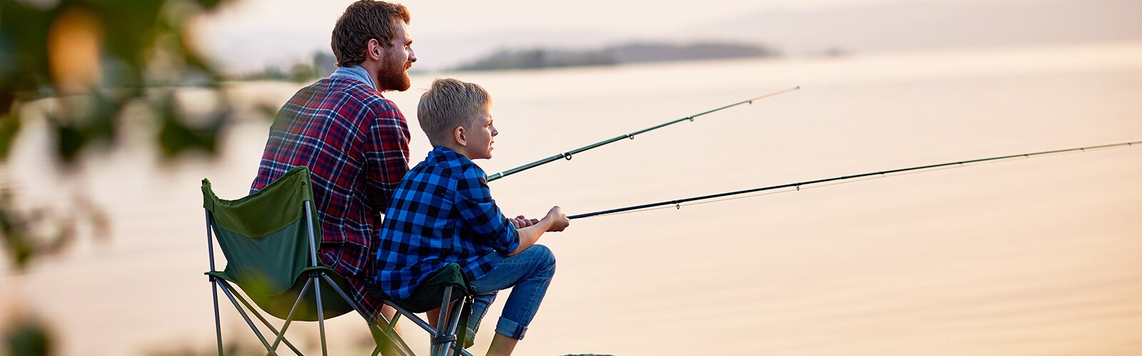 Dad & Son Fishing