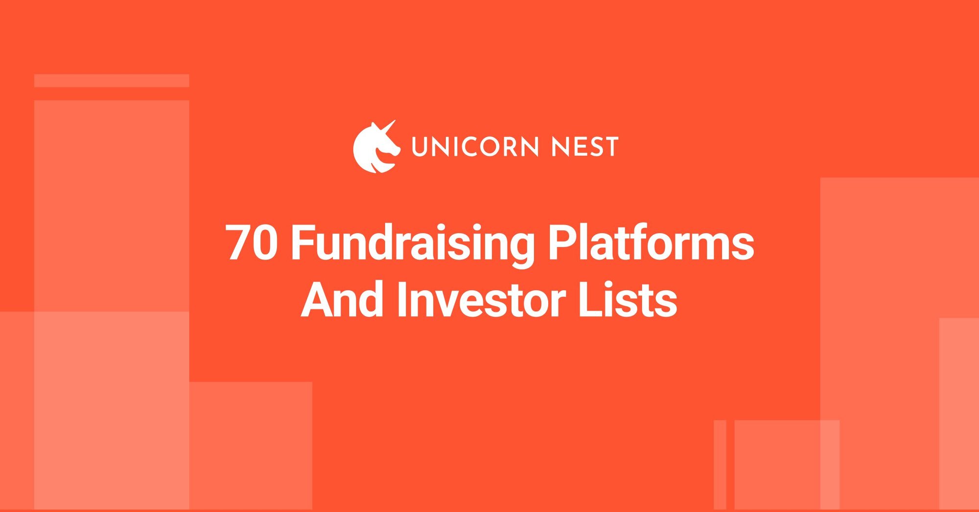 70 Fundraising Platforms and Investor Lists