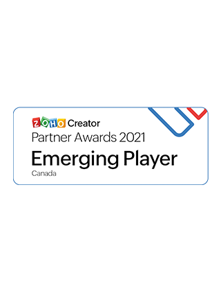 Zoho Creator Partner Awards 2021 Emerging Player Canada Logo