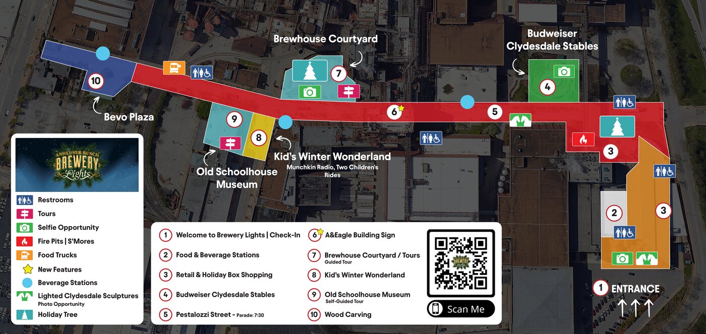Brewery Lights Map