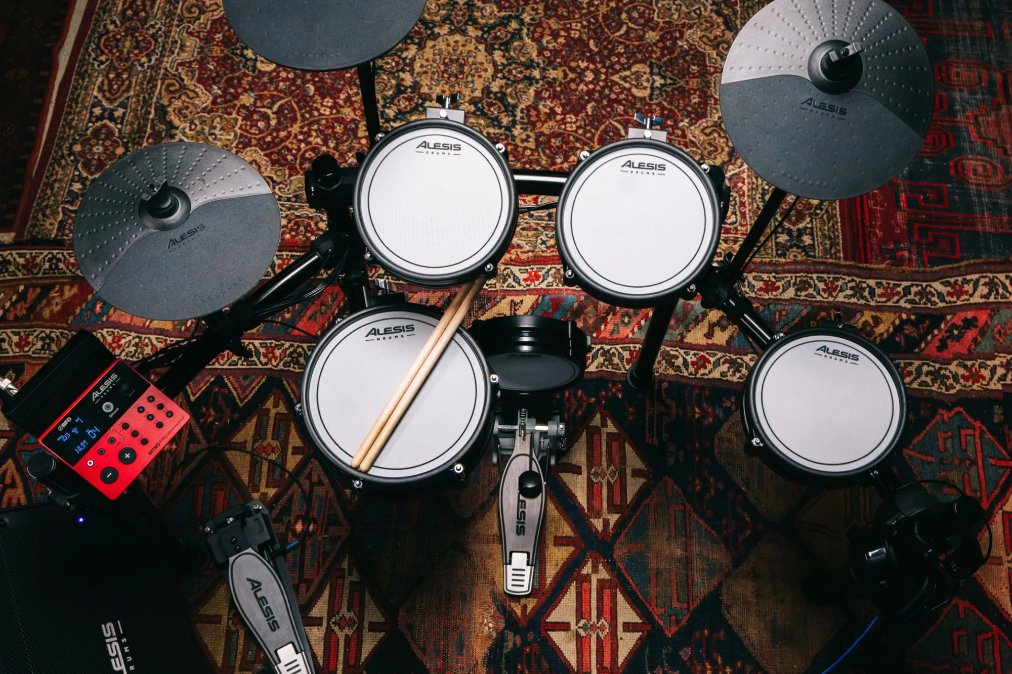 Alesis Nitro Pro Electronic Drum Kit - Top View