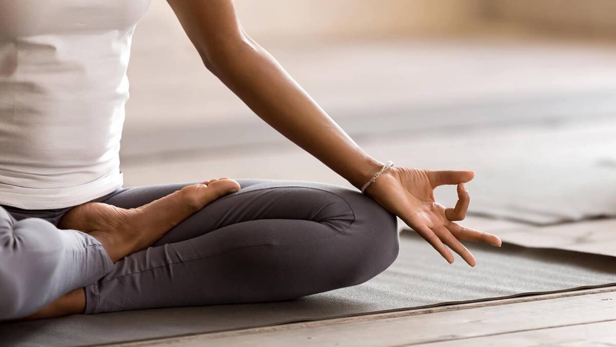 Girl doing yoga