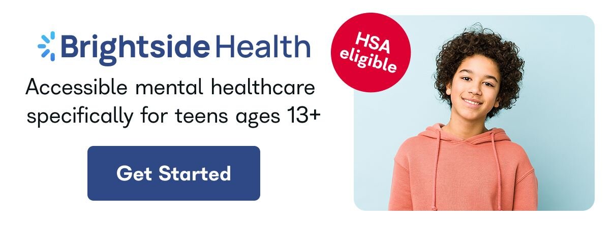 Brightside Health - Accessible mental healthcare specifically for teens ages 13+ - Get Started