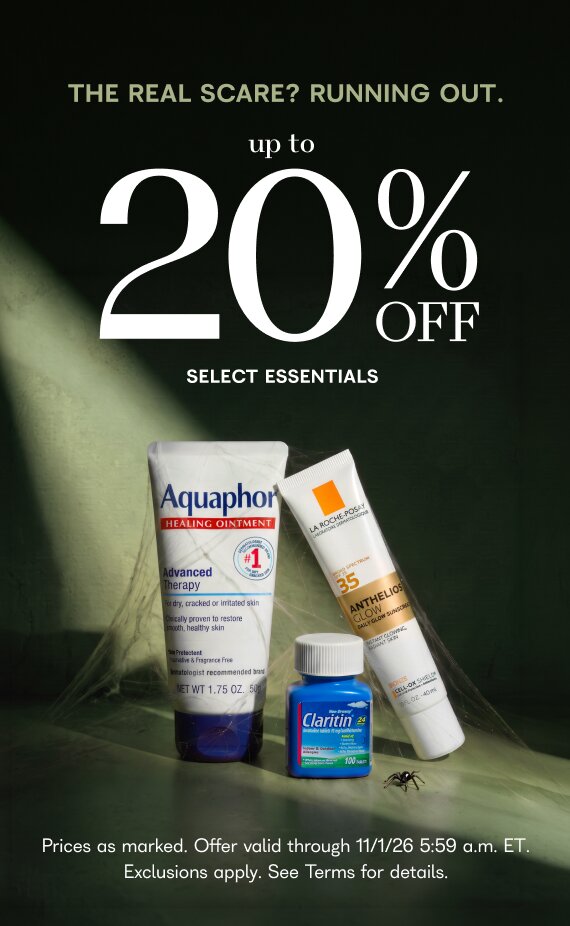 The real scare? Running out. up to 20% off select essentials - Shop Specials - Prices as marked. Offer valid through 11/1/26 5:59 am ET. Exclusions apply. See Terms for details.