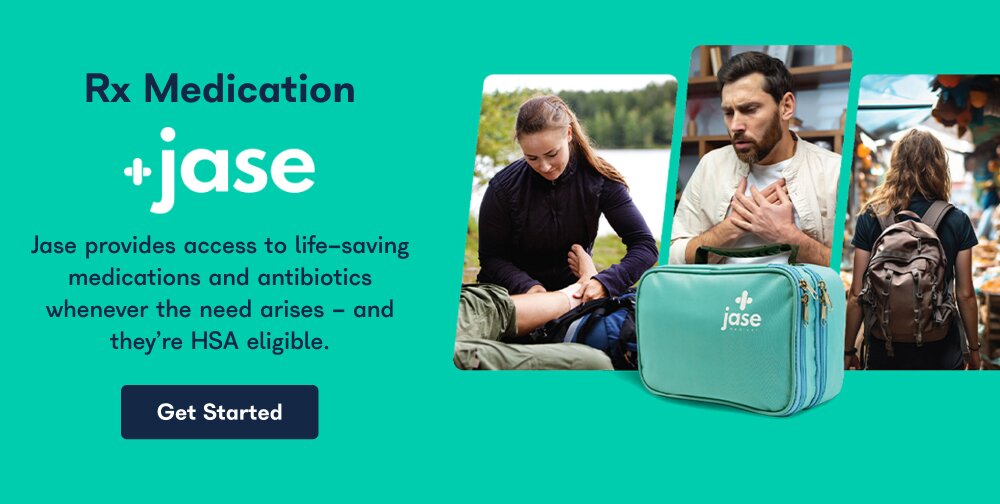 Rx Medication. Jase. Jase provides access to life-saving medications and antibiotics whenever the need arises - and they're HSA eligible. Get Started.